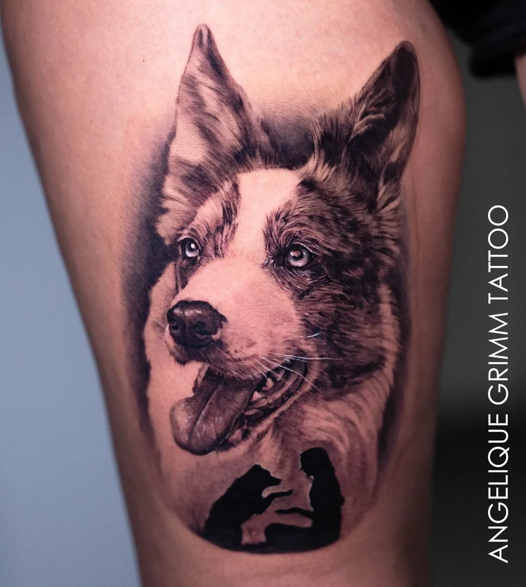 Pets in wonderful tattoos by Angelique Grimm - image 2