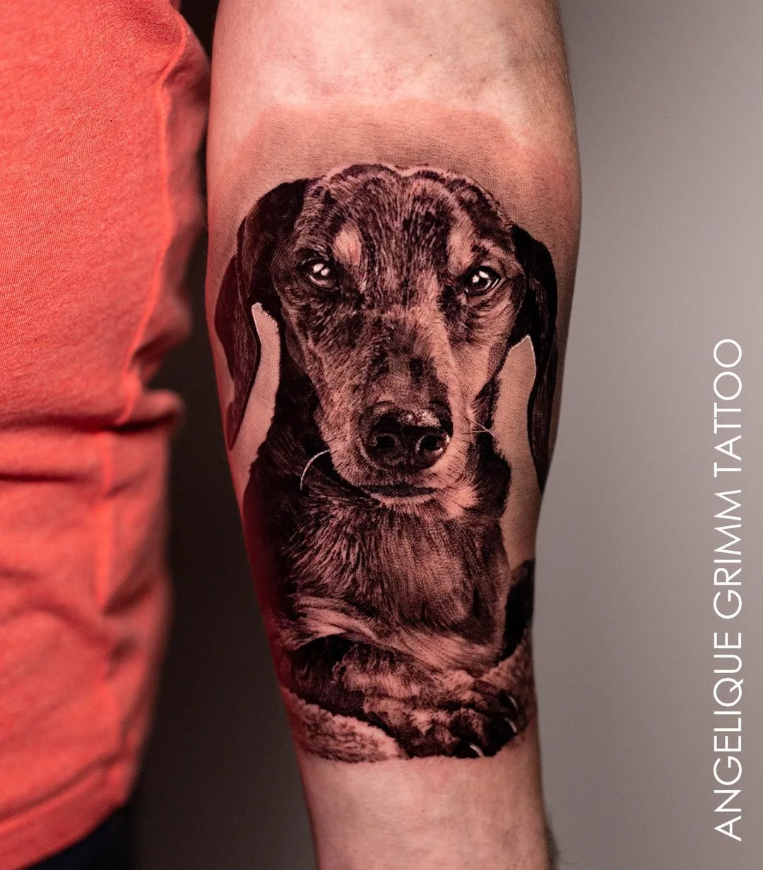 Pets in wonderful tattoos by Angelique Grimm - image 3
