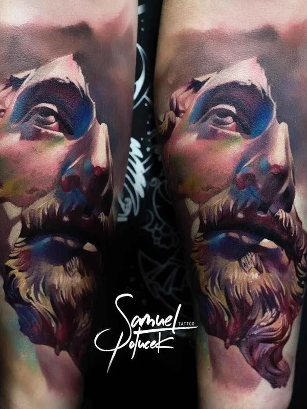 Realism tattoo by Samuel Potucek in Bratislava