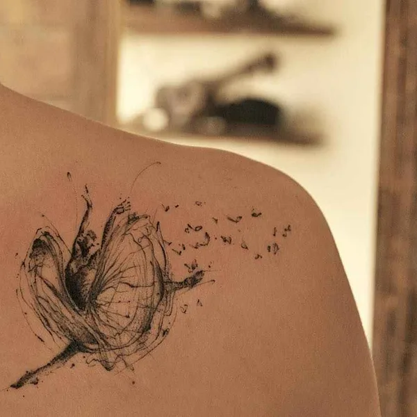 Minimalism tattoo by La Bottega dell'Arte in Goiânia