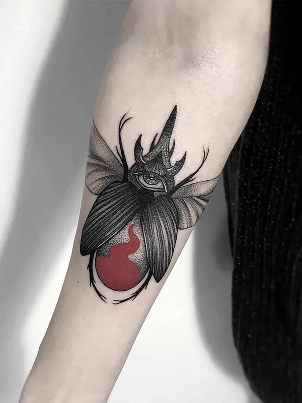 color blackwork татуировка на forearm #19918 | Тату мастер Инесса Кравец