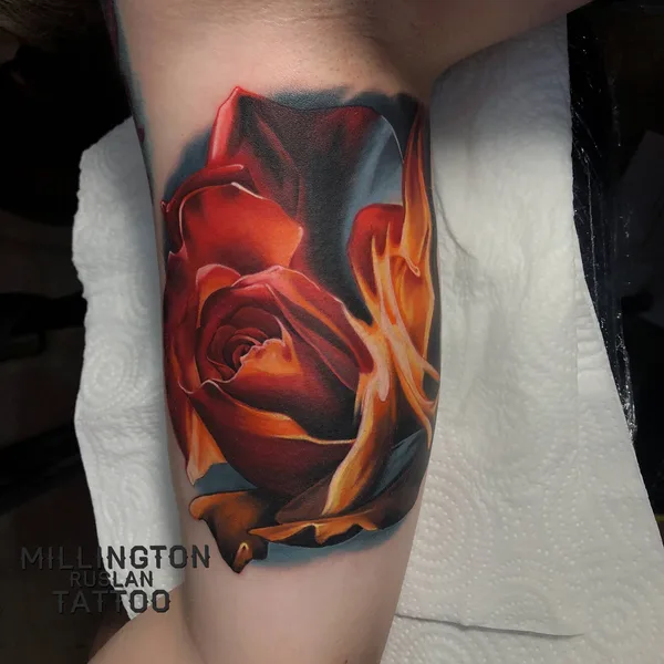 Neo Traditional tattoo by Ruslan Millington in Kyiv