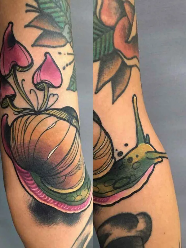 color neo traditional татуировка на forearm #3014 | Тату мастер Дмитрий Табачин