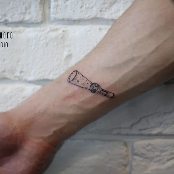 Linework tattoo by Kseniia Brykalova in Moscow