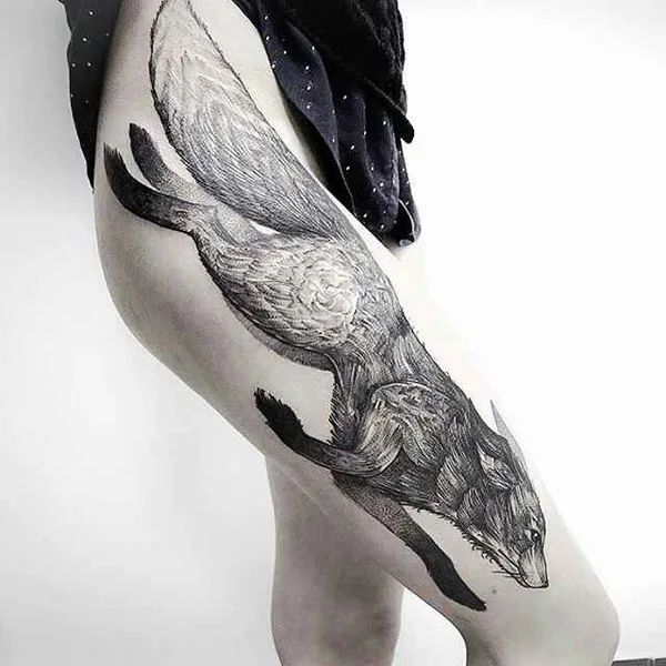 Dotwork tattoo by Taras Shtanko in Kyiv