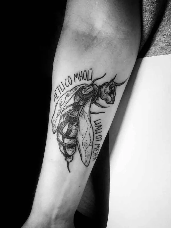 black and grey blackwork tatuaje en forearm #15160 | Tatuador Машковцев Руслан