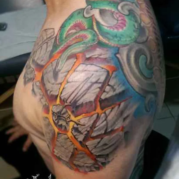 Орнаментальная tattoo by Андрей Вишневский in Ростов-на-Дону