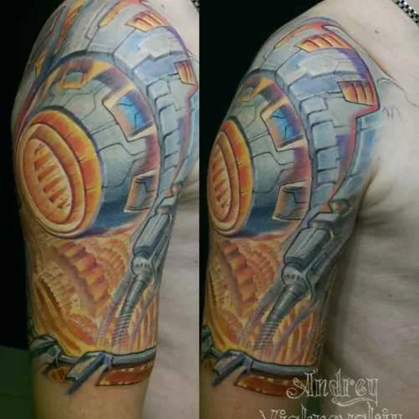 Орнаментальная tattoo by Андрей Вишневский in Ростов-на-Дону