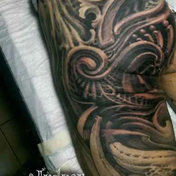 Орнаментальная tattoo by Андрей Вишневский in Ростов-на-Дону