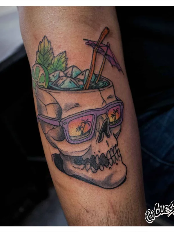color neo traditional tatuaje en forearm #15992 | Tatuador Luis CuesNow Rangel