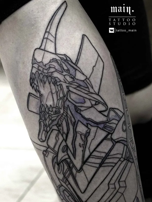 black and grey blackwork татуировка на forearm #19484 | Тату мастер Богдан 