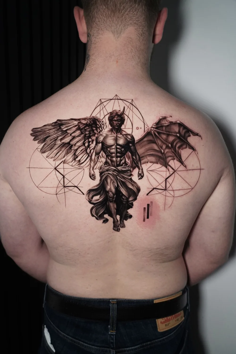 Sabrina One Percent Tattoo: From Roman Sculpture to Black and Grey Realism - image 9