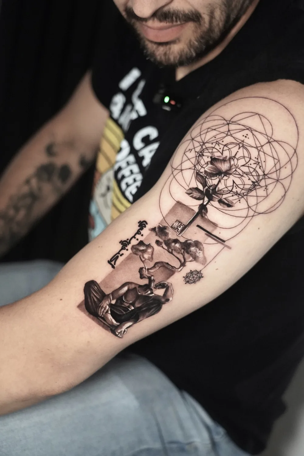 Sabrina One Percent Tattoo: From Roman Sculpture to Black and Grey Realism - image 14