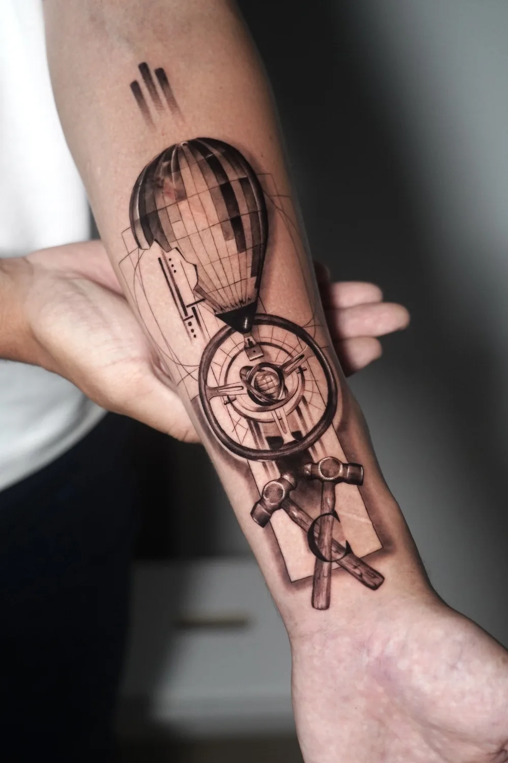Sabrina One Percent Tattoo: From Roman Sculpture to Black and Grey Realism - image 11