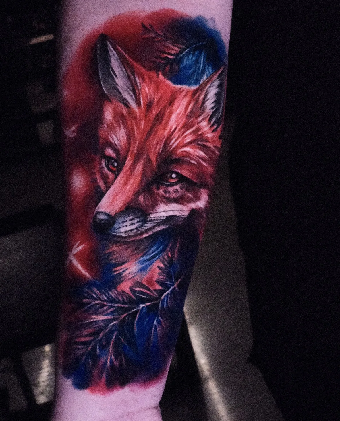  realistic  Fox tattoo