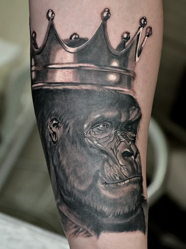 black and grey realism татуировка на forearm #25995 | Тату мастер Вячеслав