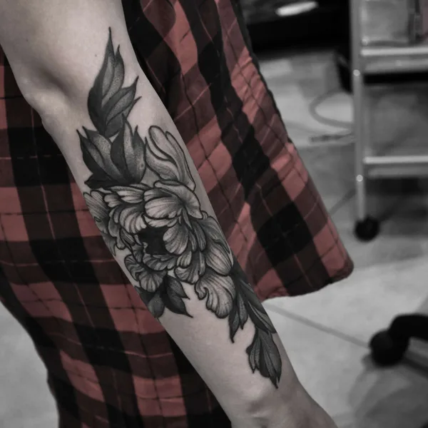 Linework tattoo by Петренко Олег in Moscow