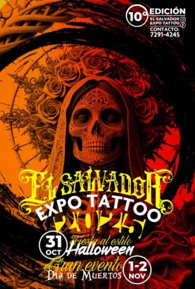 El Salvador Expo Tattoo #10 | 01 - 02 Ноября 2025