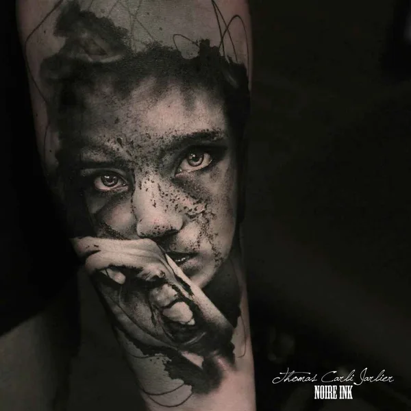 Author's Style tattoo by Thomas Carli jarlier