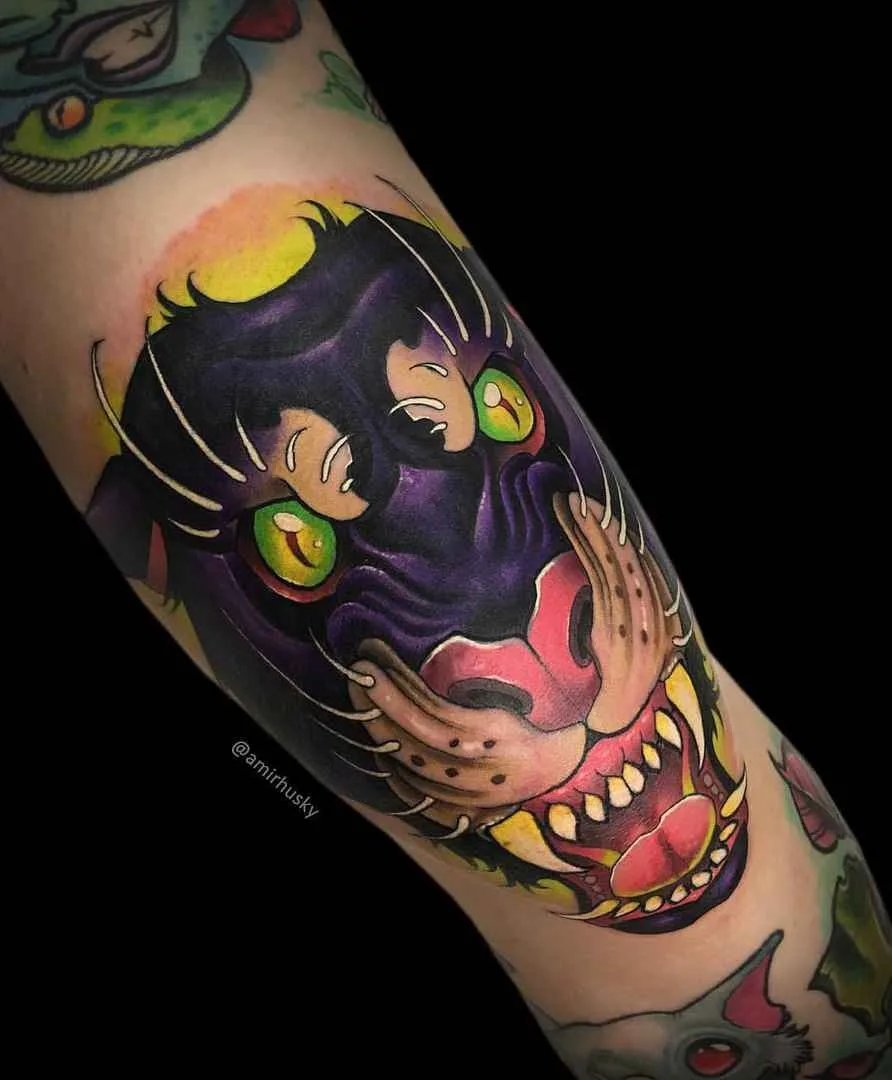 Tattoo artist Amir Husky - color authors new school tattoo | Kazan, Moscow, Russia