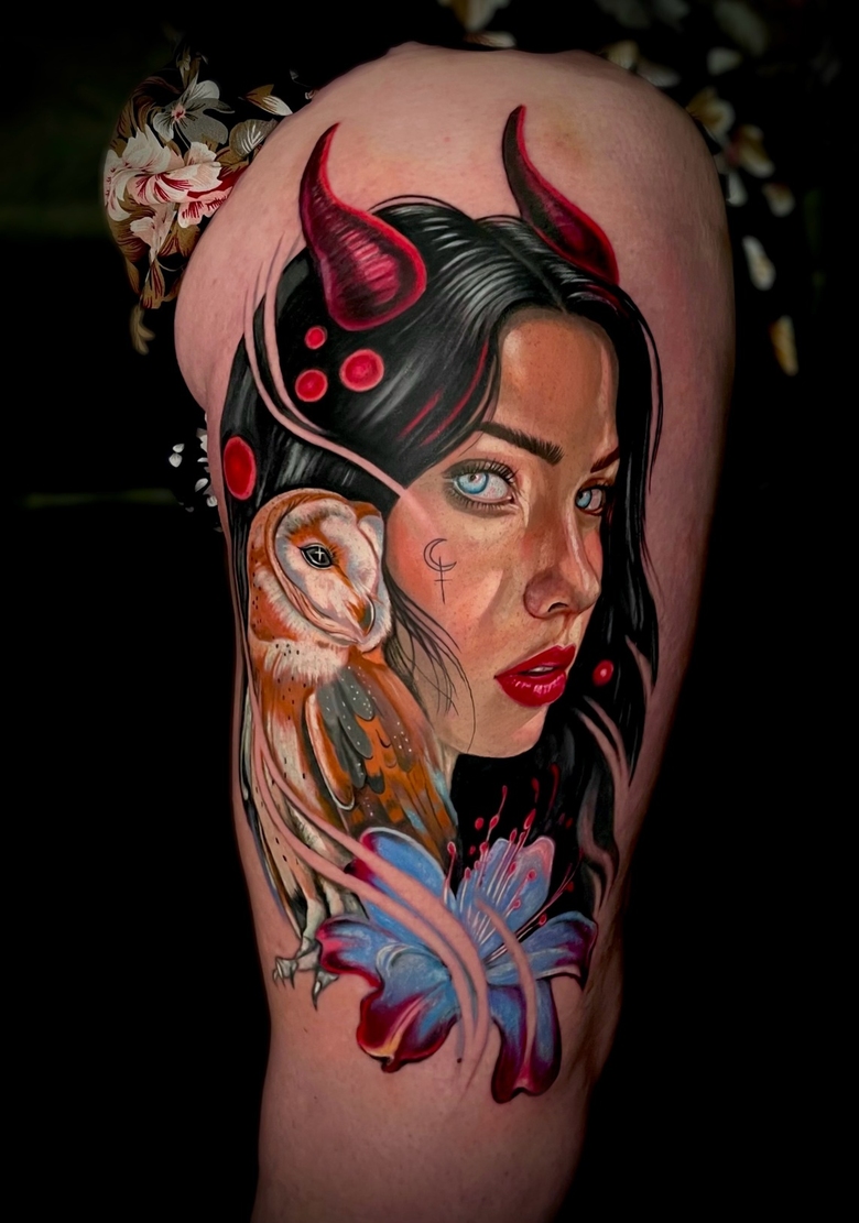 Хоррор, фэнтези и реализм: тату-искусство Marta Rzyska
