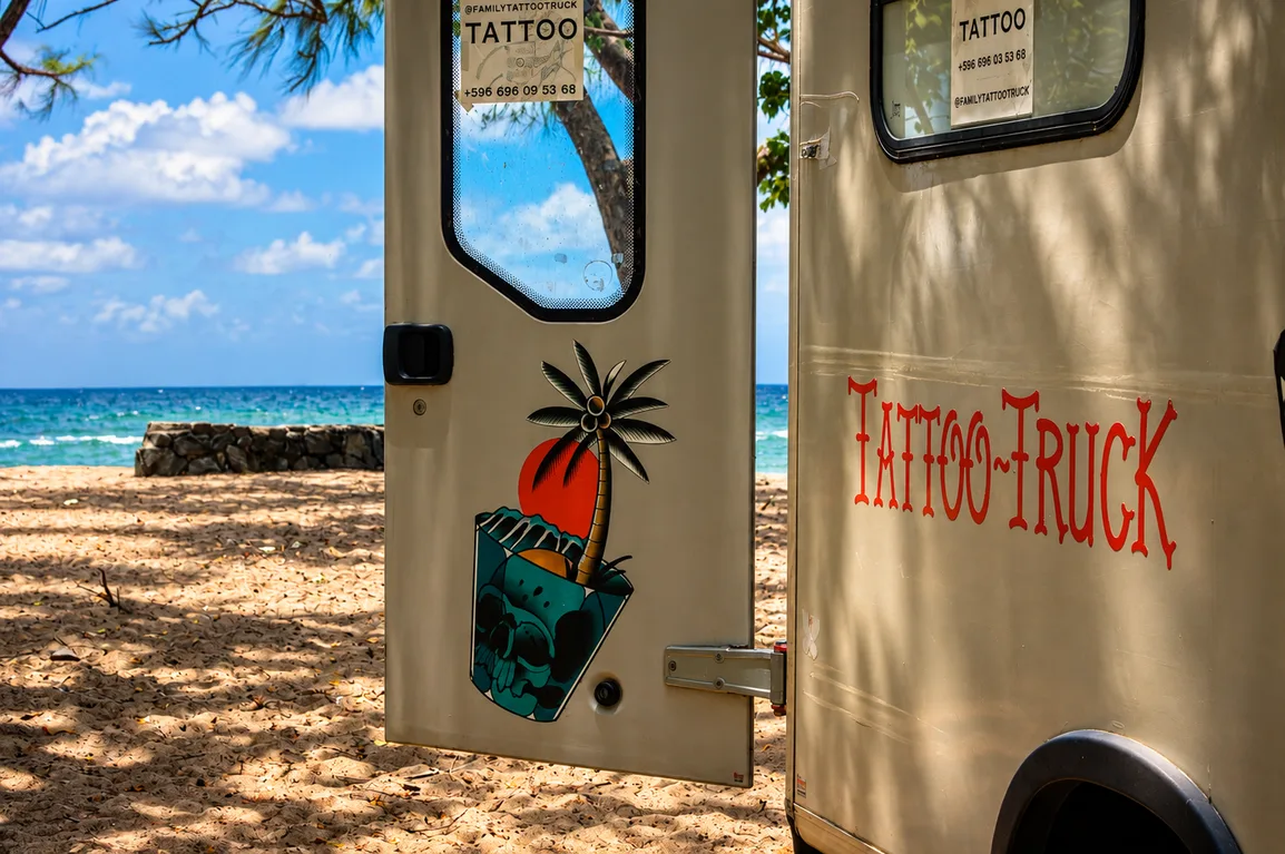 Family tattoo truck