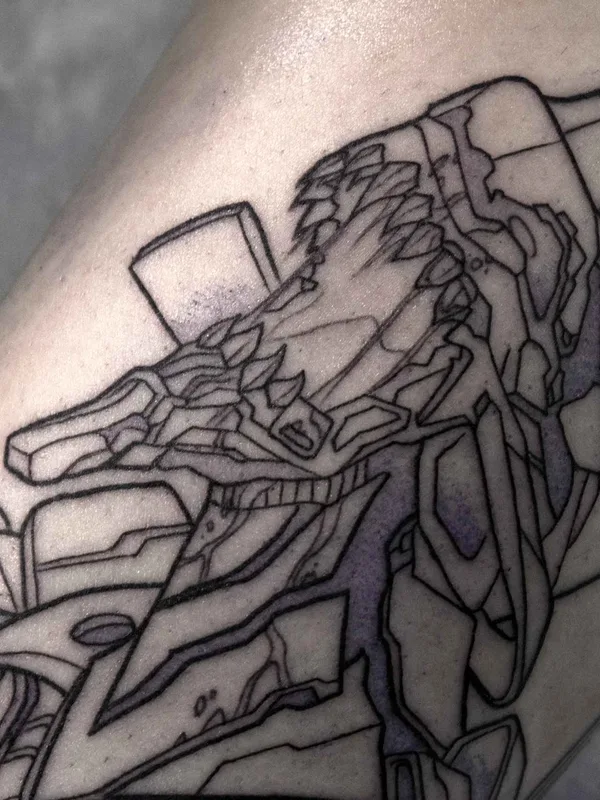 black and grey linework татуировка на forearm #19486 | Тату мастер Богдан 