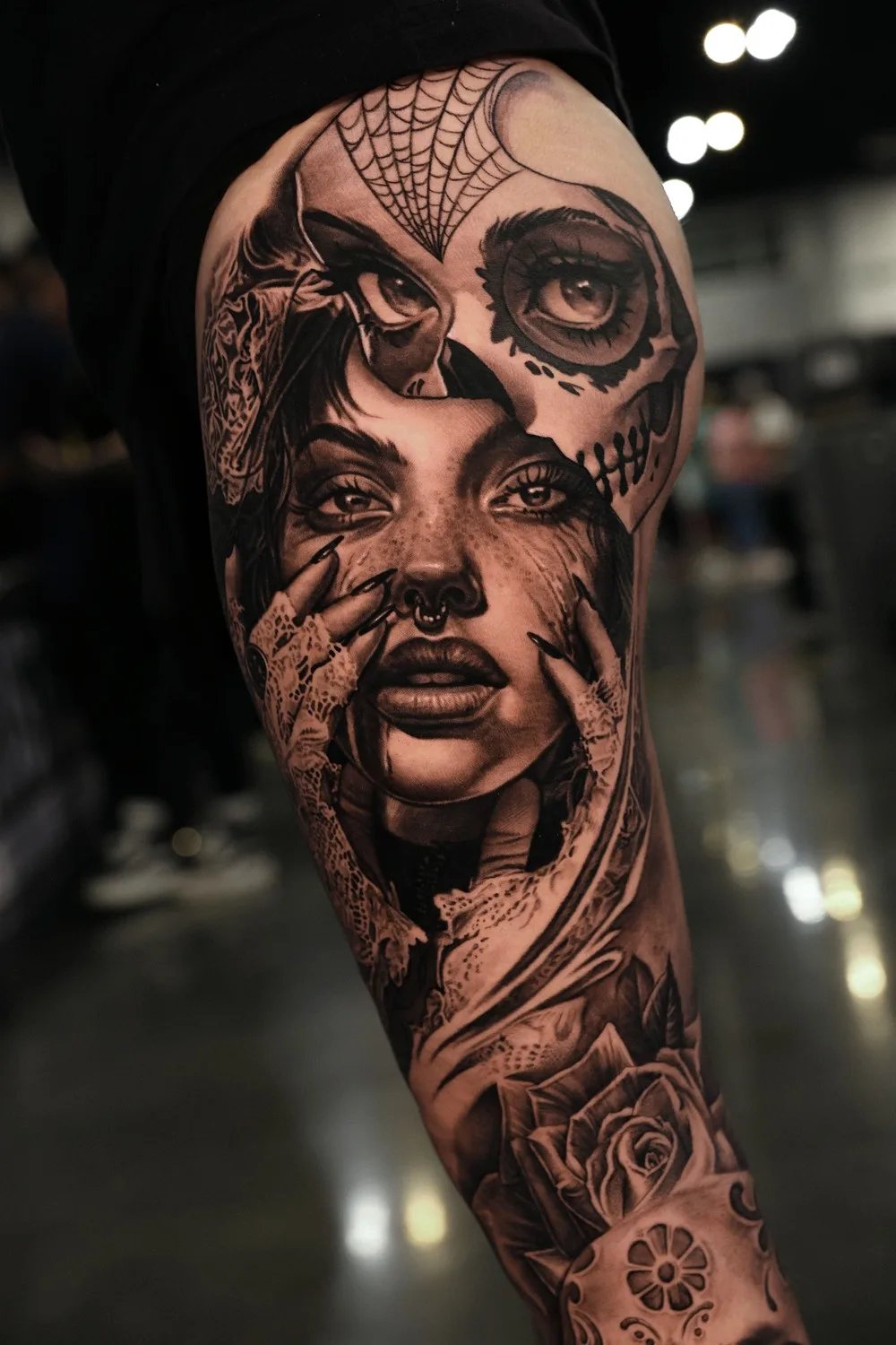 Black and grey tattoo Taras Dmytruk