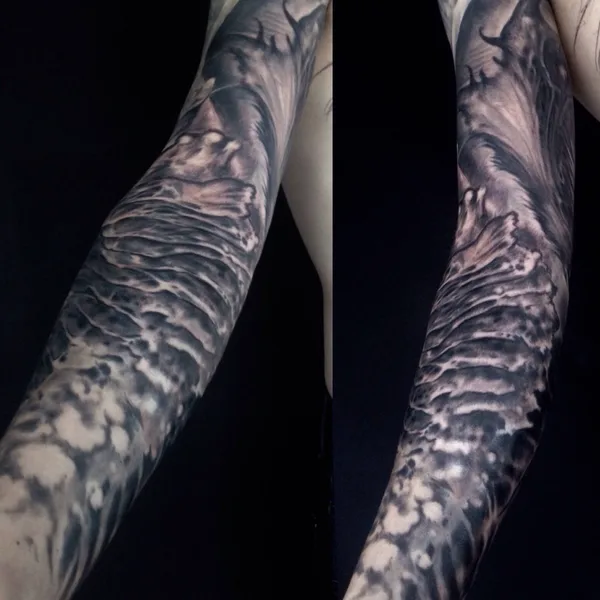 Surrealism tattoo by Dmitri A. in Ставрополь