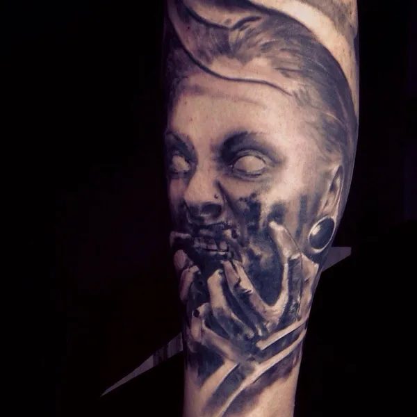 Surrealism tattoo by Dmitri A. in Ставрополь