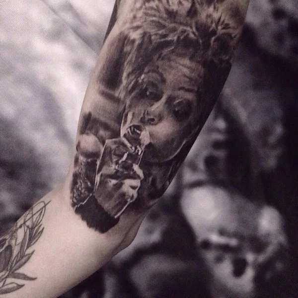 Surrealism tattoo by Dmitri A. in Ставрополь