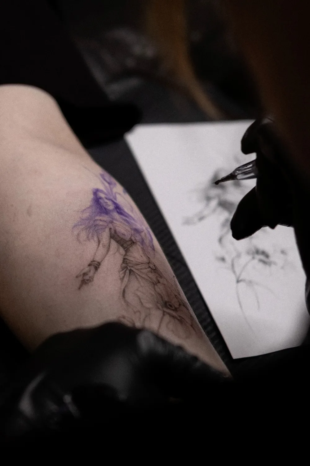 Изысканная файнлайн графика от Анастасии Stef Tattoo - image 5