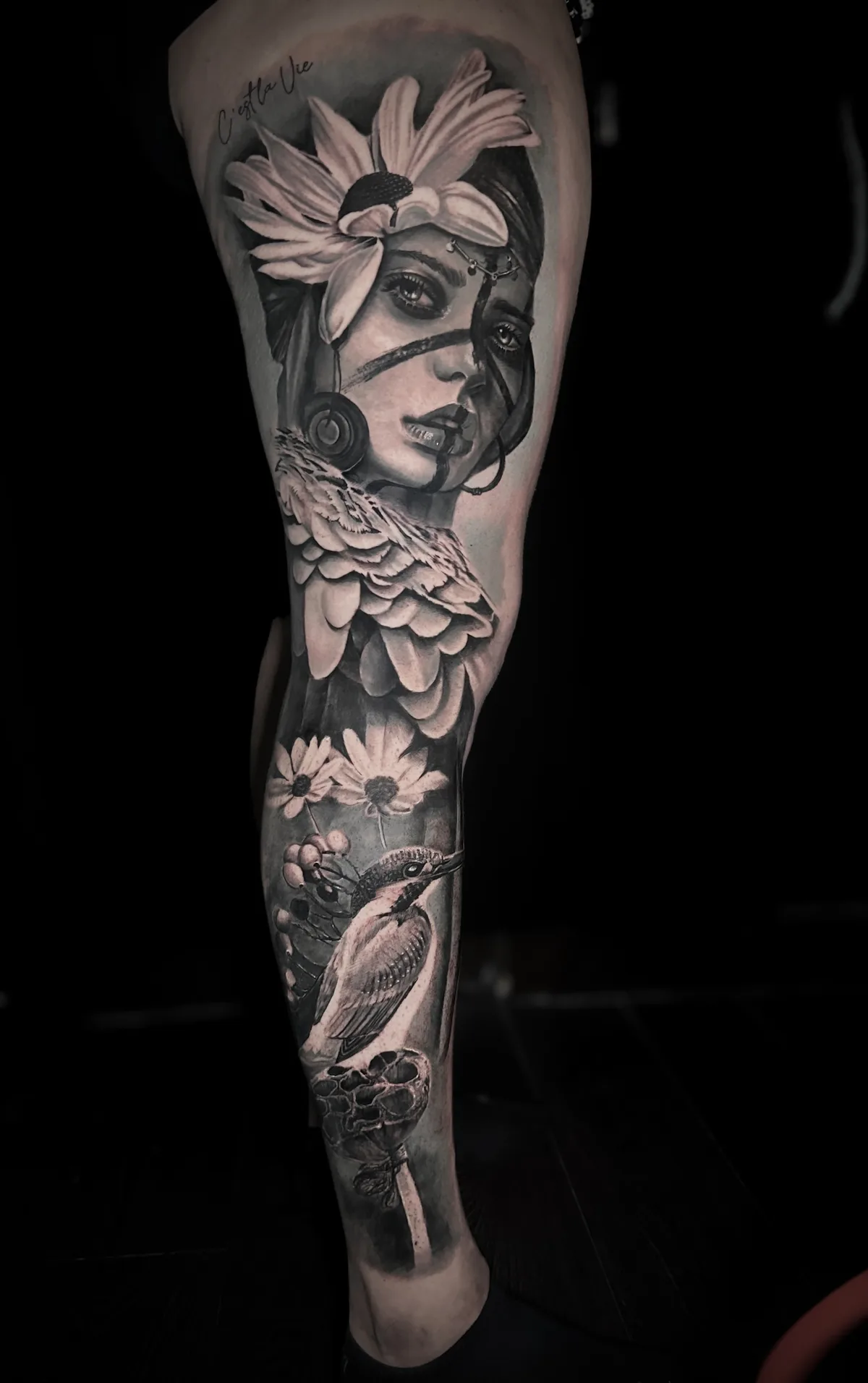  Black & Grey Realism tattoo by Bel&eacute;n