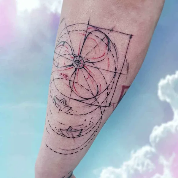 Watercolor tattoo by Ника Столяровская in Севастополь
