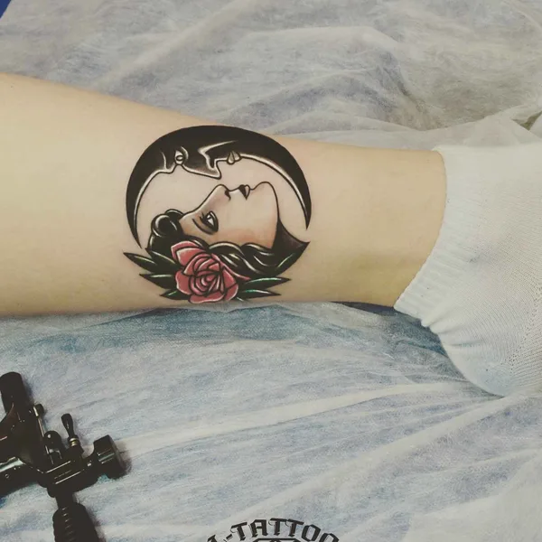 Graphic tattoo by Илья Labyrinth in Moscow