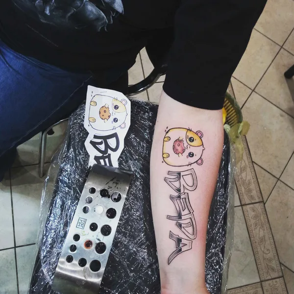 Graphic tattoo by Илья Labyrinth in Moscow