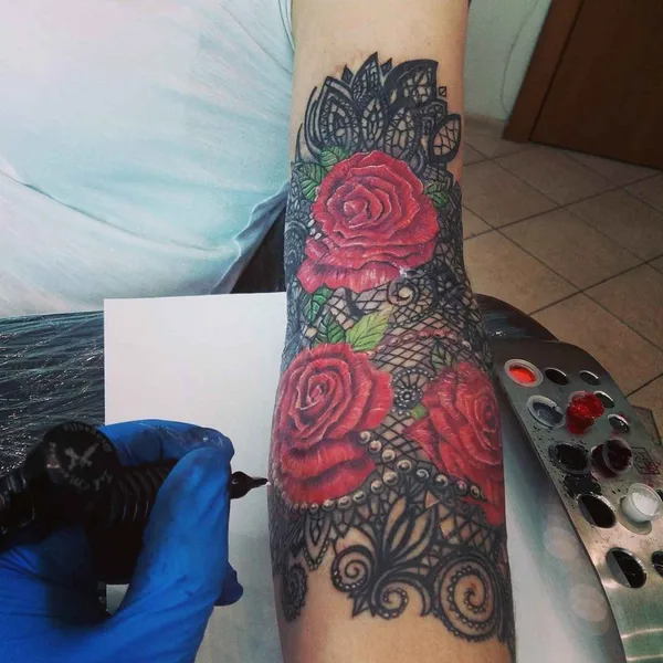 Graphic tattoo by Илья Labyrinth in Moscow