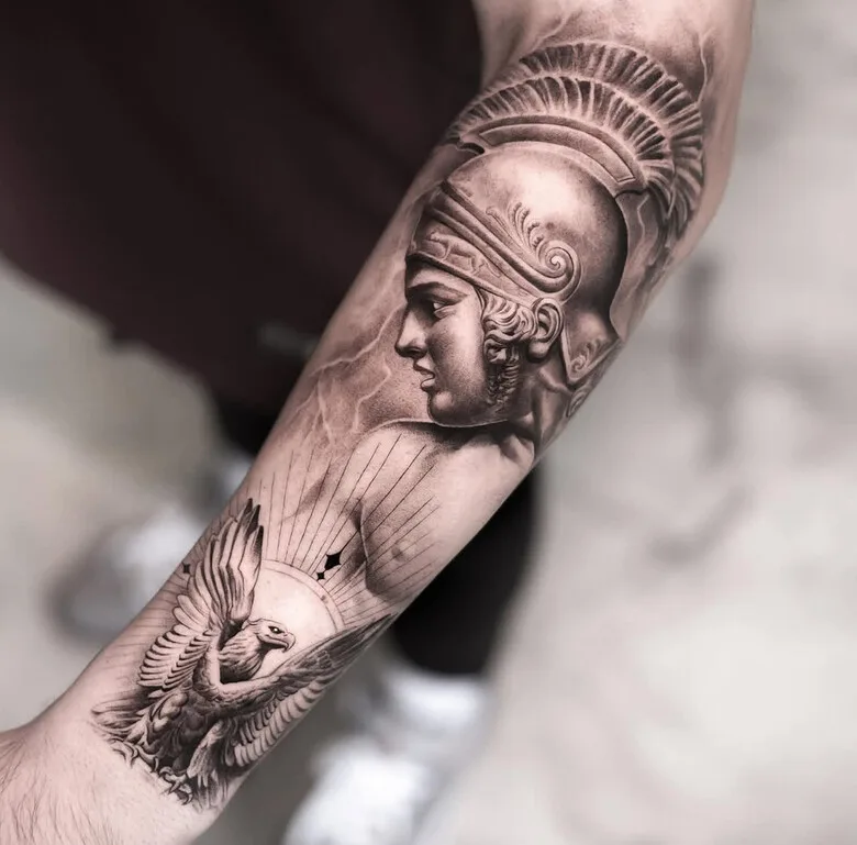 Tatuagens em Estilo Grego por Clay