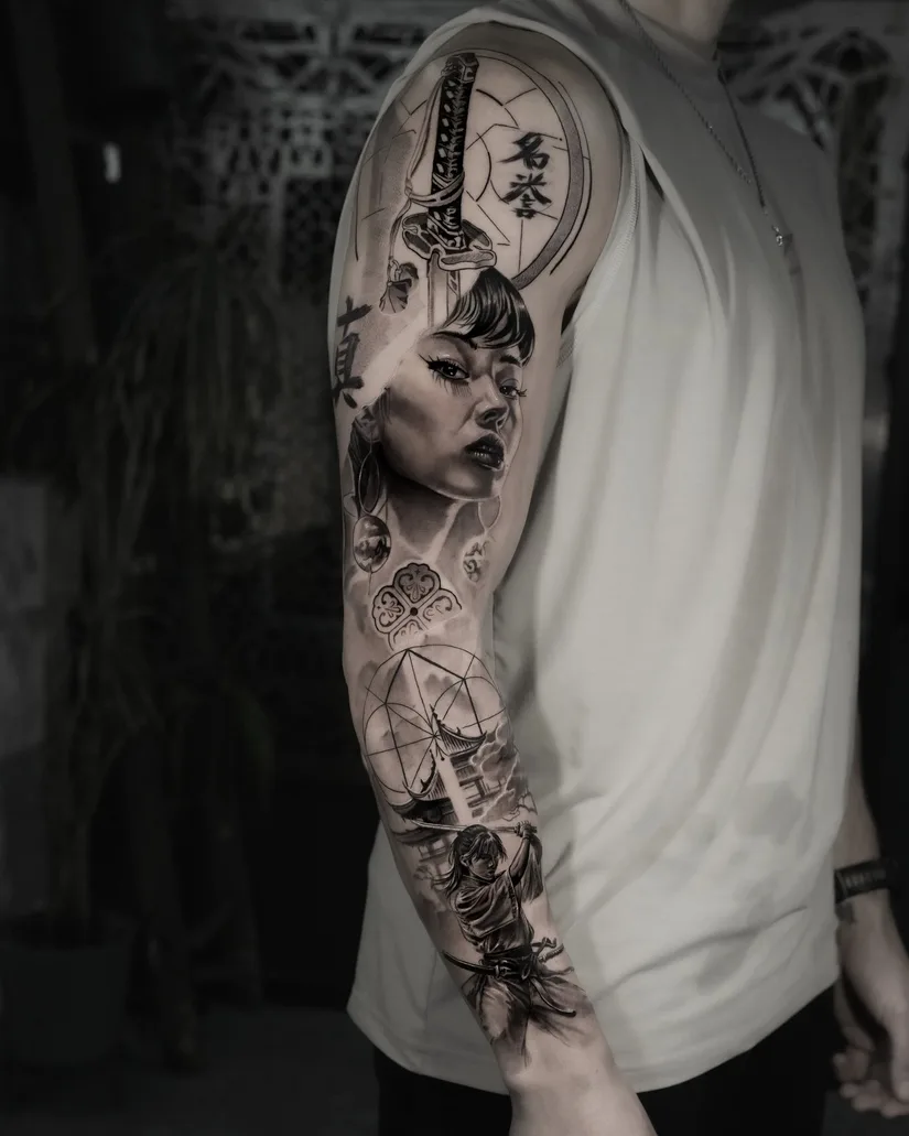 L'arte classica nei tatuaggi concettuali di Tolga Temirlenk - image 5