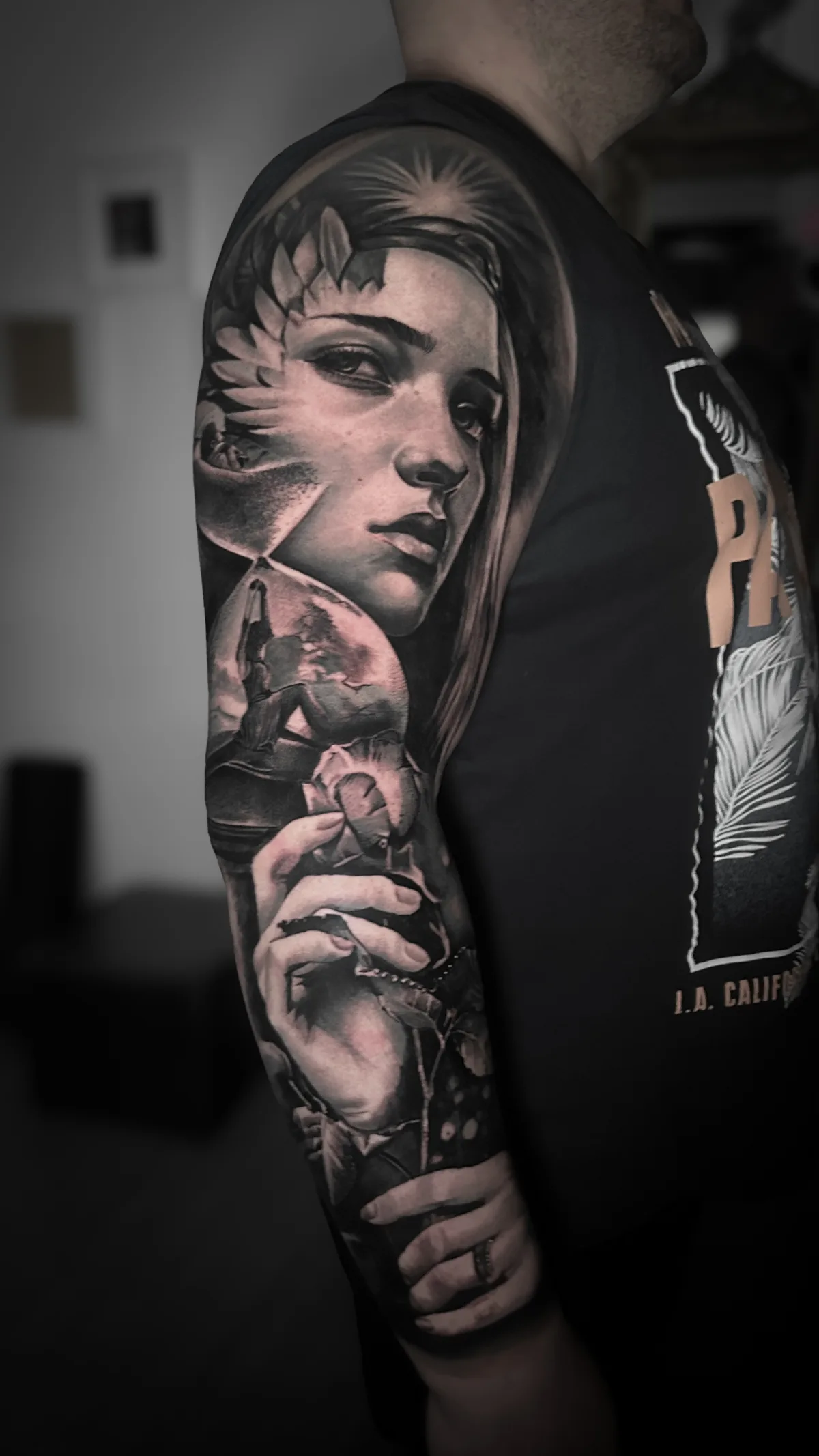  Black & Grey Realism tattoo by Bel&eacute;n