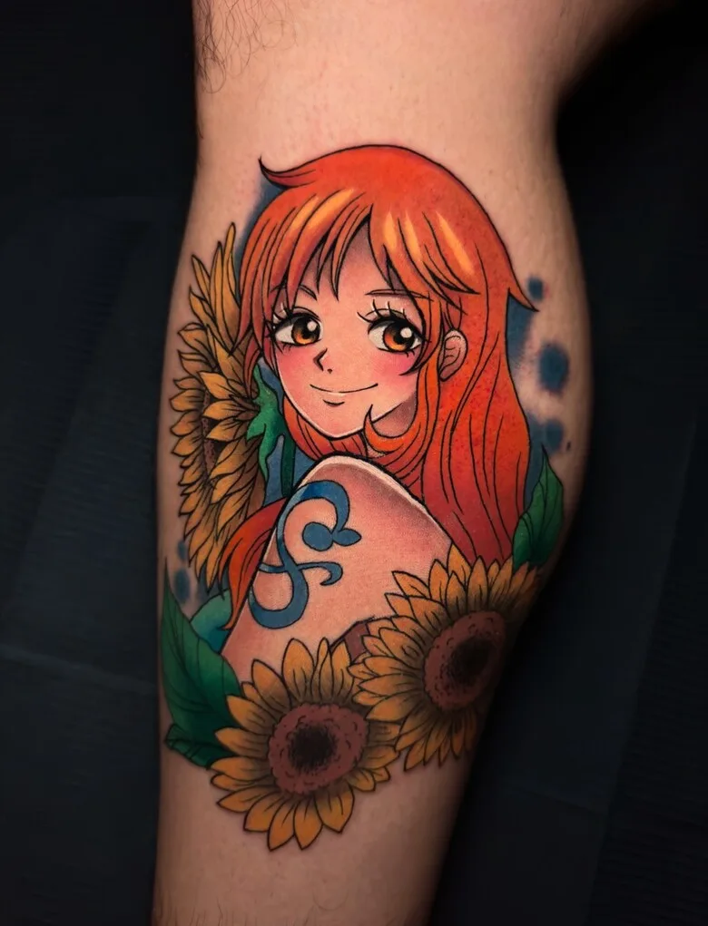 Anime tattoos by Annette Mas&iacute;s