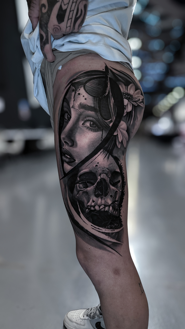 Belen Inktattoo и её вневременный чёрно-серый реализм