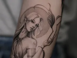 Elegant Fine-line Graphics by Anastasia Stef Tattoo