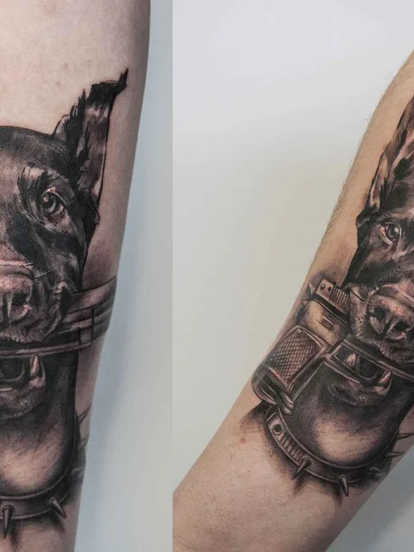 black and grey realism Tatuaggio su forearm #11104 | Tatuatore Юля Боль