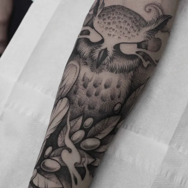 Graphic tattoo by Валерия Тимофеева  in Ижевск