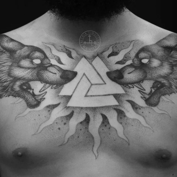 Graphic tattoo by Валерия Тимофеева  in Ижевск