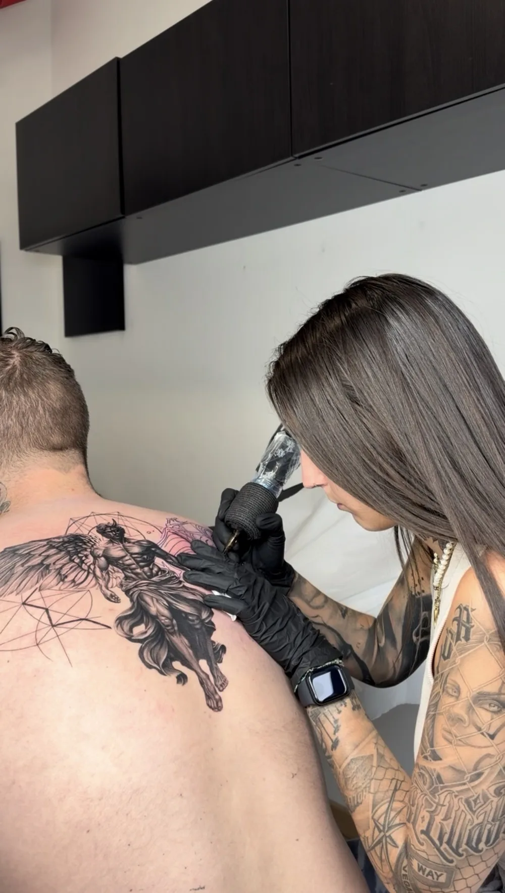 Sabrina One Percent Tattoo: From Roman Sculpture to Black and Grey Realism - image 15