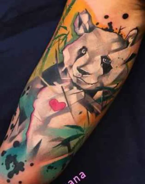 Watercolor tattoo by Ivana Belakova in Los Angeles