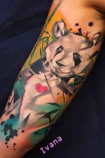 color watercolor 타투 부위 forearm #732 | 타투이스트 Ivana Belakova