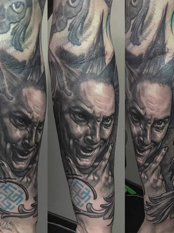 black and grey realism татуировка на forearm #13155 | Тату мастер Асмус Артур